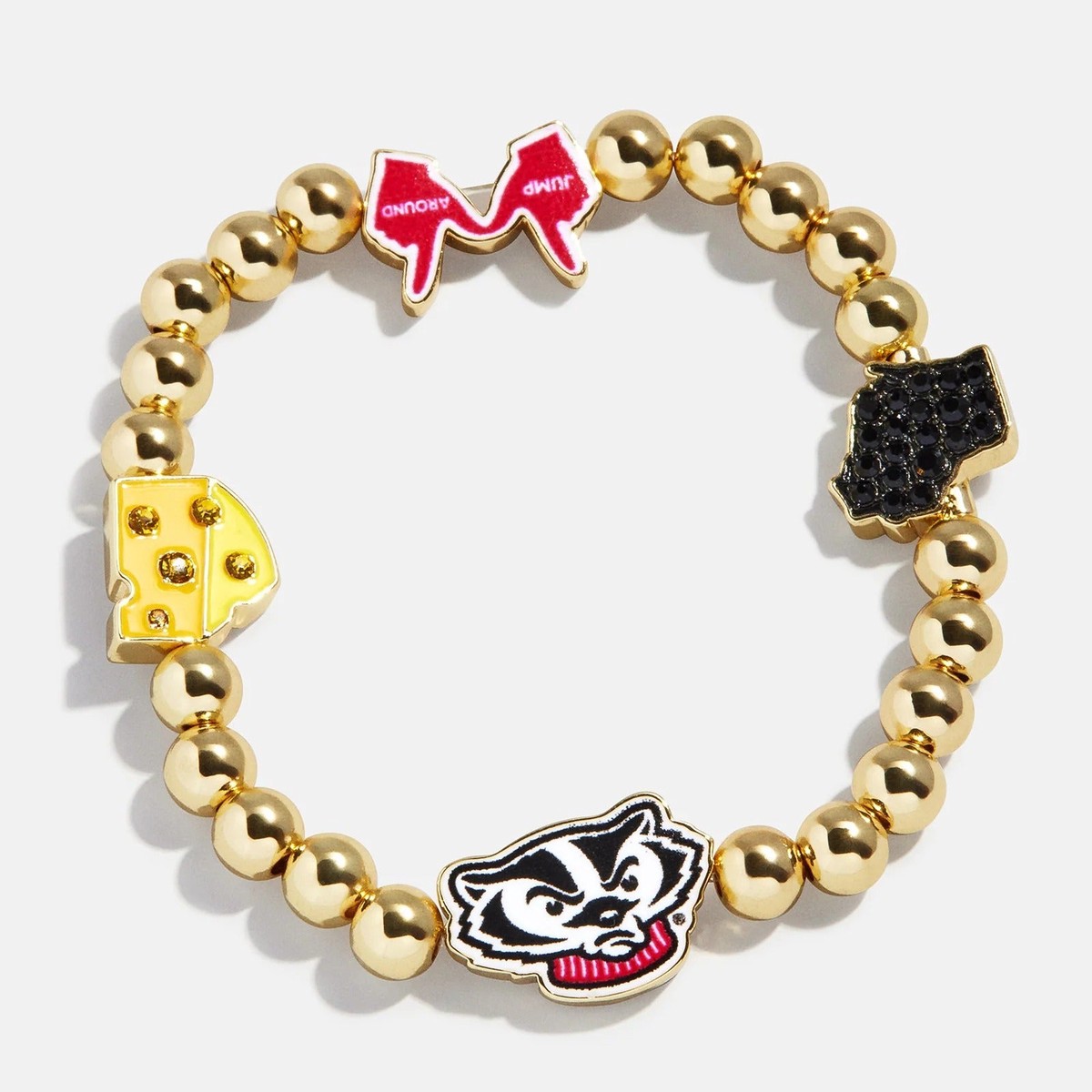University of Wisconsin Beer Mug Pisa Bracelet - University of Wisconsin
