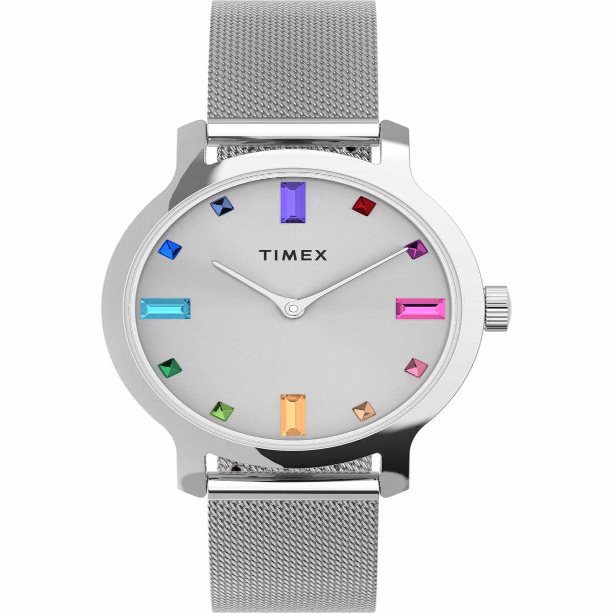 Transcend 31mm Stainless Steel Mesh Band Watch