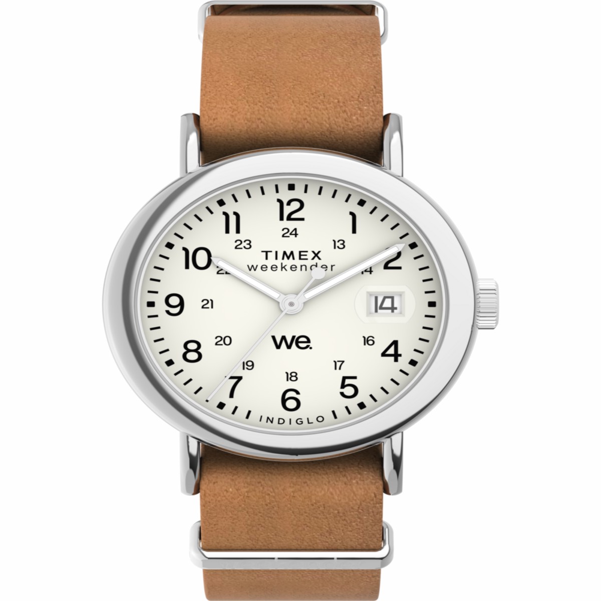 Weekender 37mm Leather Strap Watch